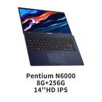 ASUS Wanshi Office Laptop Intel Pentium N6000/Intel Celeron N4120 8G RAM 256G SSD 14Inch Business Notebook Gaming Computer - SAKLIC