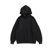 Autumn and winter wholesale plain blank 350 grams oversize pullover men's winter fleece hoodie fleece hooded sweater - SAKLIC