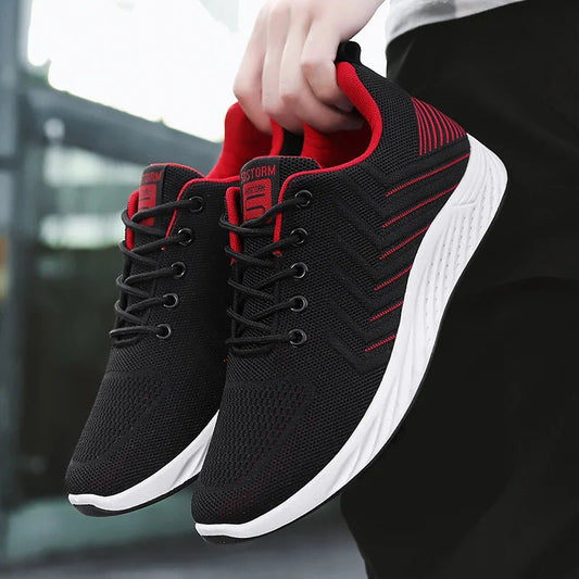 B603 Men Sneakers Sports shoes For Men casual shoes Breathable and comfortable men's running shoes - SAKLIC