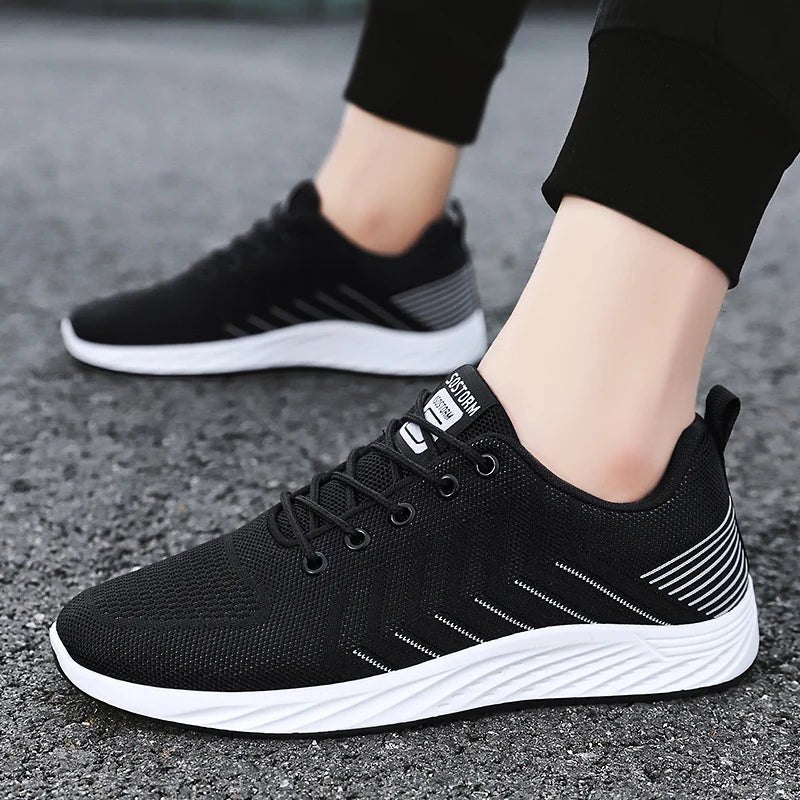 B603 Men Sneakers Sports shoes For Men casual shoes Breathable and comfortable men's running shoes - SAKLIC