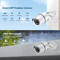 BESDER 1080P IP Camera Wifi Xmeye P2P Audio Motion Detect Security Camera With SD Card Remote Viewing Bullet Outdoor ICSee IPC - SAKLIC