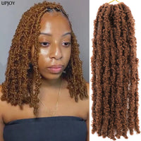 Butterfly Locs Crochet Braids Hair Distressed Boho Faux Locs Hair Braiding Extensions Dread Locks cheveux for Women and Girls - SAKLIC