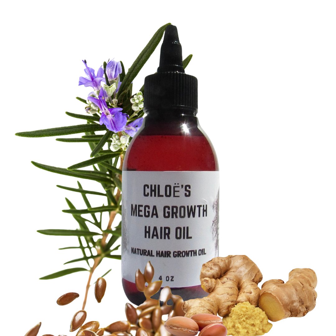 Chloe's Mega Growth Hair Oil - Revive Dormant Hair Follicles, Promote Healthy Growth, and Add Incredible Shine - SAKLIC