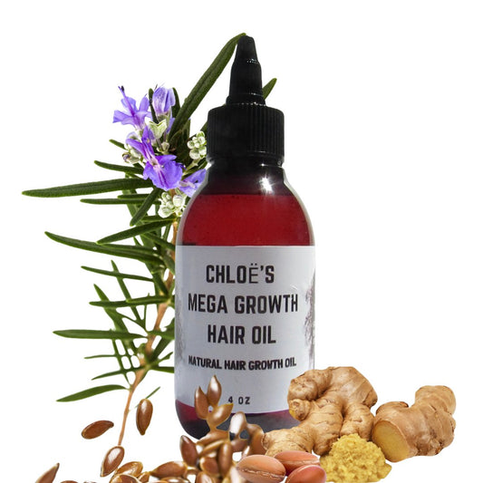 Chloe's Mega Growth Hair Oil - Revive Dormant Hair Follicles, Promote Healthy Growth, and Add Incredible Shine - SAKLIC