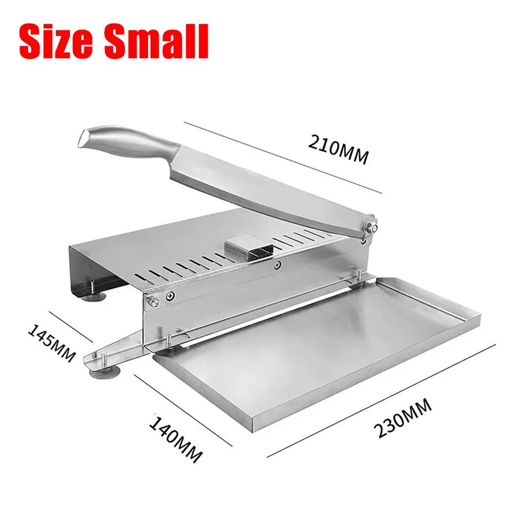 Commercial Manual Frozen Meat Slicer Bone Cutting Tool Stainless Steel Minced Lamb Bone Meat Cutter Chicken Duck Fish Cutting - SAKLIC