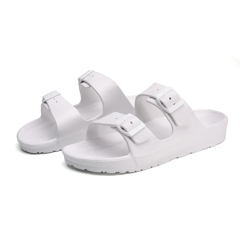 Dropshipping 2023 summer couple Birken Slippers man Size 36 - 45 side slippers woman Popular outdoor beach sandals - SAKLIC