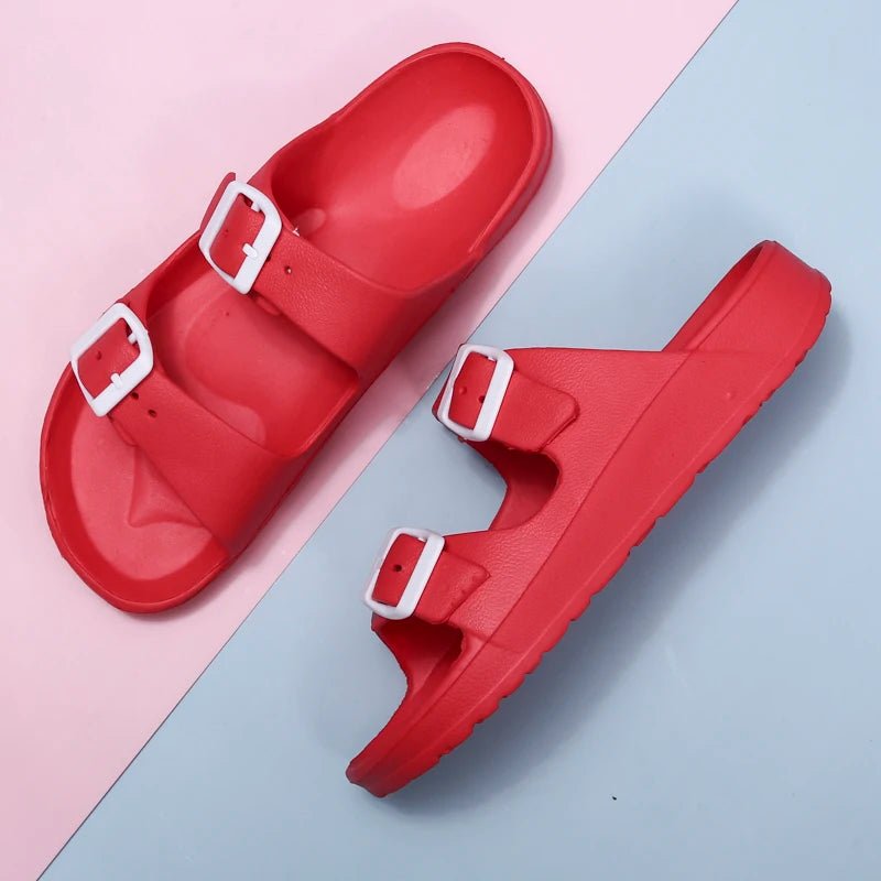 Dropshipping 2023 summer couple Birken Slippers man Size 36 - 45 side slippers woman Popular outdoor beach sandals - SAKLIC