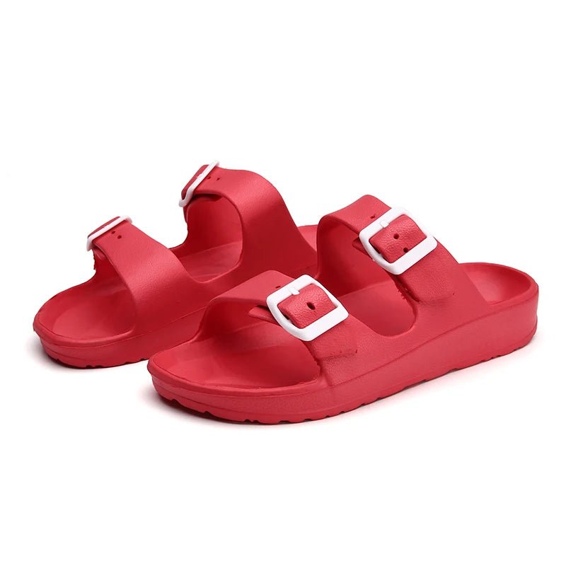 Dropshipping 2023 summer couple Birken Slippers man Size 36 - 45 side slippers woman Popular outdoor beach sandals - SAKLIC