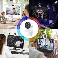 EDUP 1080P Full HD Webcam Auto Focus Smart wifi camera wireless Portrait Tracking webcam 4k - SAKLIC