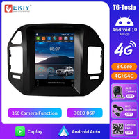 EKIY T9 Android Car Stereo Radio Bluetooth For Mitsubishi Pajero V60 V68 V73 1999 - 2006 Tesla Car Carplay Screen GPS Navigation - SAKLIC