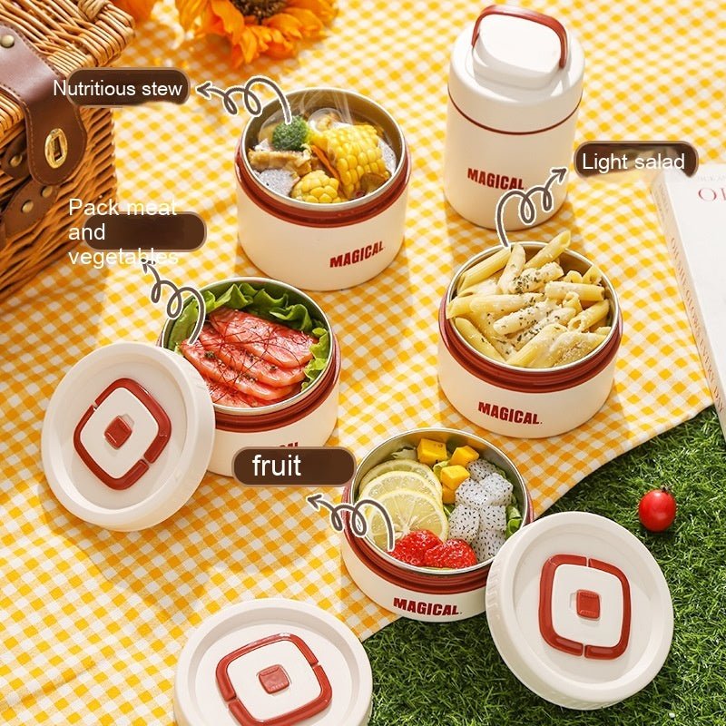 Employee Customer Lunch Box, Bento Tableware, Gift Box Set - SAKLIC