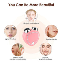 EMS Facial Massager Mini Portable Microcurrent Facial Lifting Massage Roller Skin Rejuvenation Face Neck Firming Beauty Device - SAKLIC