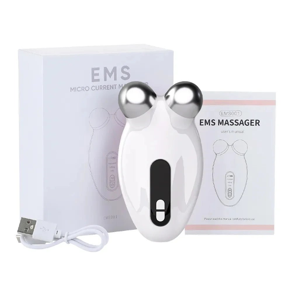 Face Lifting Massager EMS Microcurrent Massager Facial Wrinkle Lift Machine EMS Face Massage Facial Microcurrent Anti Wrinkle - SAKLIC