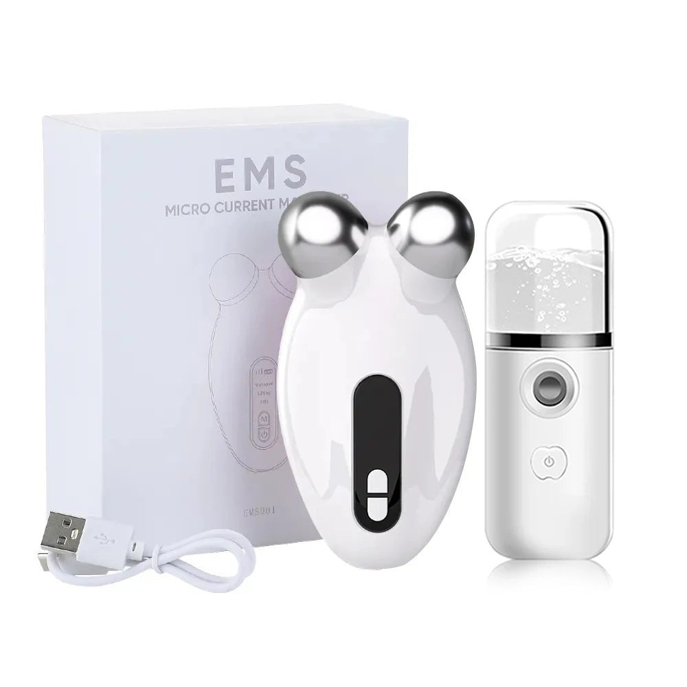 Face Lifting Massager EMS Microcurrent Massager Facial Wrinkle Lift Machine EMS Face Massage Facial Microcurrent Anti Wrinkle - SAKLIC