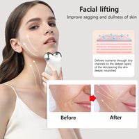 Facial Massager EMS Microcurrent Roller Device For Face Lifting Skin Tighten Rejuvenation Anti Wrikle Double Chin Remover Tools - SAKLIC