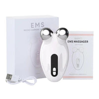 Facial Massager EMS Microcurrent Roller Device For Face Lifting Skin Tighten Rejuvenation Anti Wrikle Double Chin Remover Tools - SAKLIC