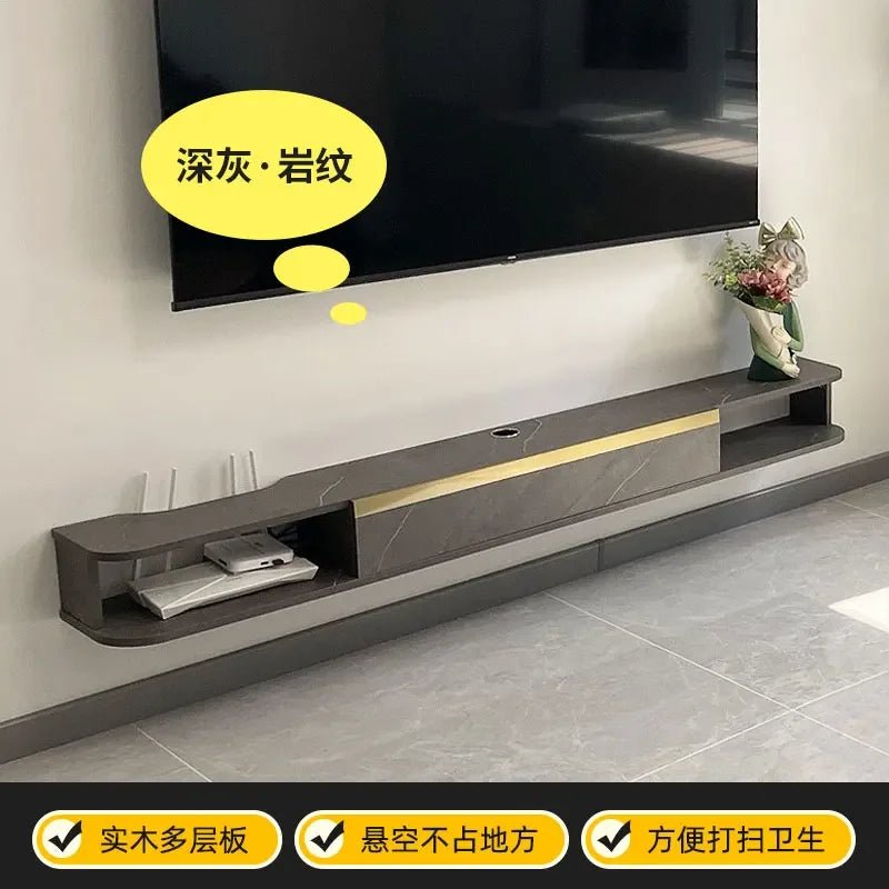 Floor Luxury Tv Stand Wall Wood Leg Living Room Modern European Tv Table Partitions Display Storage Meuble Tv Salon Furniture - SAKLIC