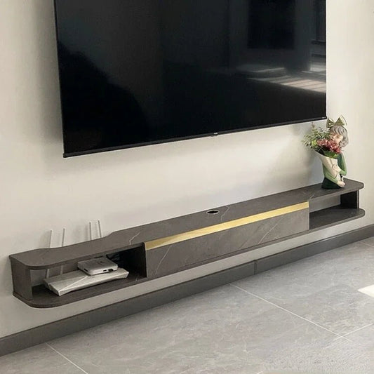 Floor Luxury Tv Stand Wall Wood Leg Living Room Modern European Tv Table Partitions Display Storage Meuble Tv Salon Furniture - SAKLIC