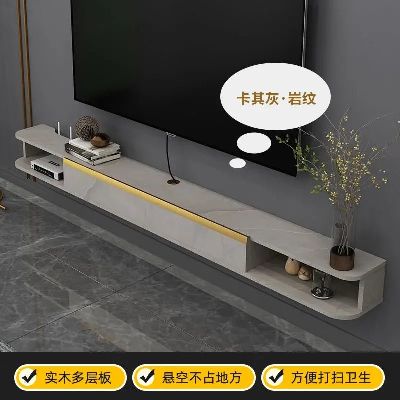 Floor Luxury Tv Stand Wall Wood Leg Living Room Modern European Tv Table Partitions Display Storage Meuble Tv Salon Furniture - SAKLIC