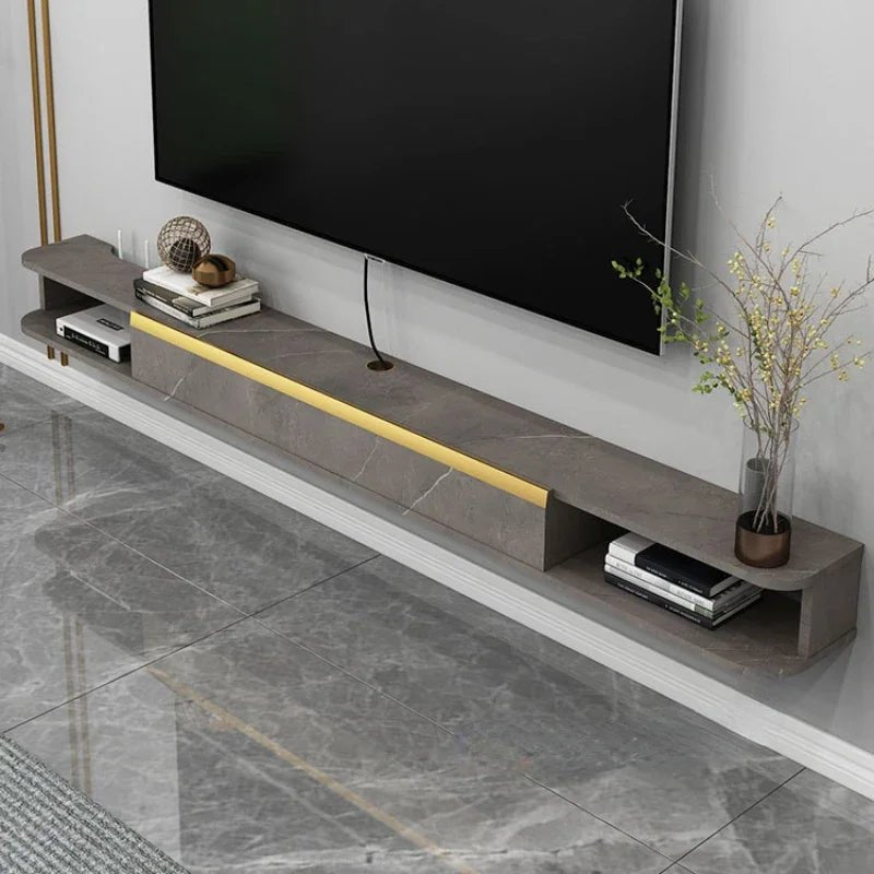 Floor Luxury Tv Stand Wall Wood Leg Living Room Modern European Tv Table Partitions Display Storage Meuble Tv Salon Furniture - SAKLIC