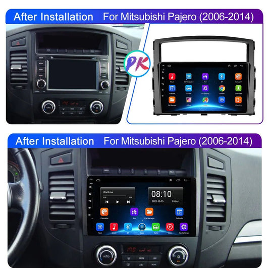 For Mitsubishi Pajero 4 V80 V90 2006 - 2014 Car Radio Multimedia Video Player Navigation GPS No 2din 2 din carplay Android auto - SAKLIC