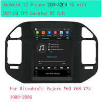 For Mitsubishi Pajero V60 V68 V73 1999 - 2006 Tesla Screen Car Android Multimedia Radio Stereo Carplay GPS Navigation 2 din - SAKLIC