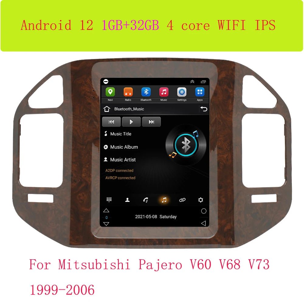 For Mitsubishi Pajero V60 V68 V73 1999 - 2006 Tesla Screen Car Android Multimedia Radio Stereo Carplay GPS Navigation 2 din - SAKLIC