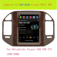 For Mitsubishi Pajero V60 V68 V73 1999 - 2006 Tesla Screen Car Android Multimedia Radio Stereo Carplay GPS Navigation 2 din - SAKLIC