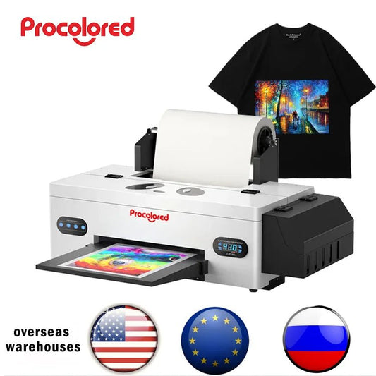 Free Shipping Vinyl Sticker Transfer Garment Cloth Tshirt Printing Machine Dryer Sublimation White Toner DTF Printer a3 - SAKLIC