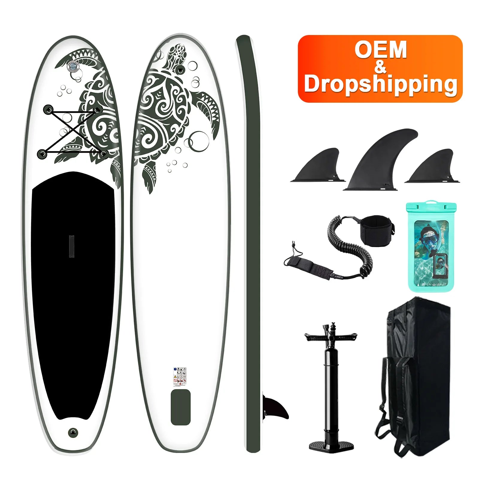 FUNWATER Dropshipping OEM surf board sup paddle board pump surfboard wholesale inflatable bodyboard supboard moe grip fanatics - SAKLIC