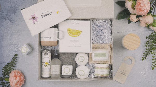 Get Well Gift Basket, All Natural Care Package - Delightful, Calming, and Thoughtful Gift Set - SAKLIC