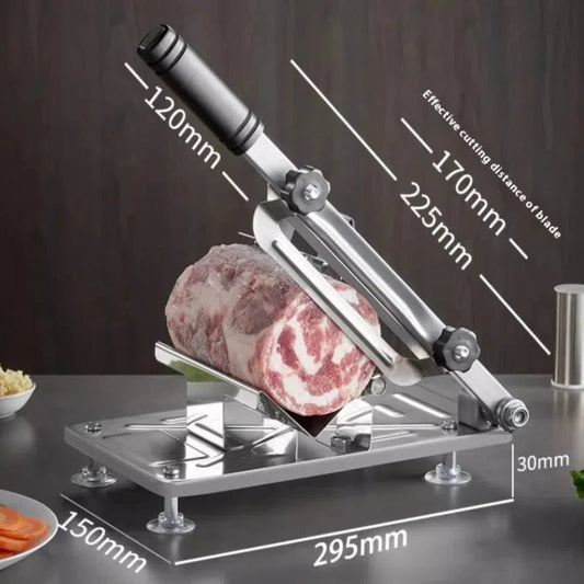 GIANXI Pork Belly Vegetable Slicer Frozen Meat Processor Cutting Machine Mutton Rolls Cutter Fruit Easy Slicer Kitchen Accessory - SAKLIC