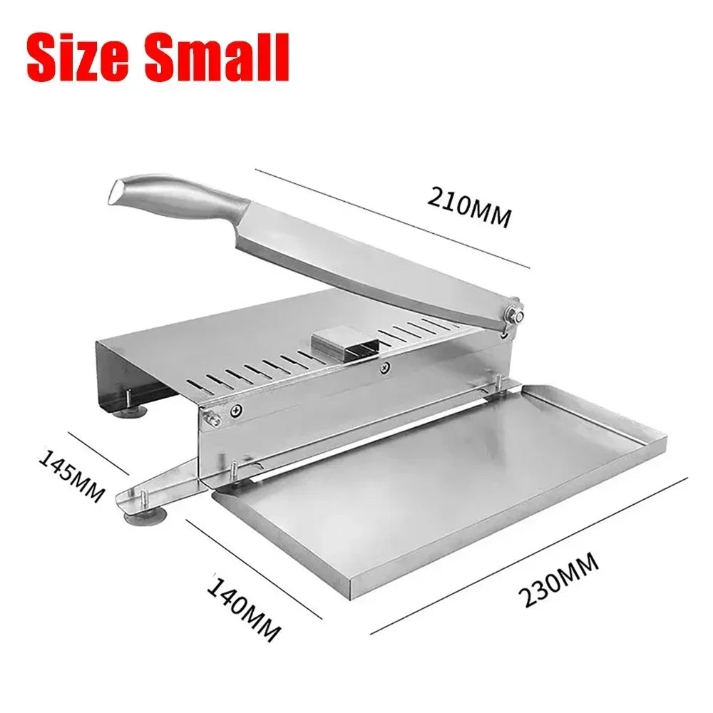 Home Kitchen Manual Frozen Meat Slicer Bone Cutting Tool Stainless Steel Minced Lamb Bone Meat Cutter Chicken Duck Fish Cutting - SAKLIC