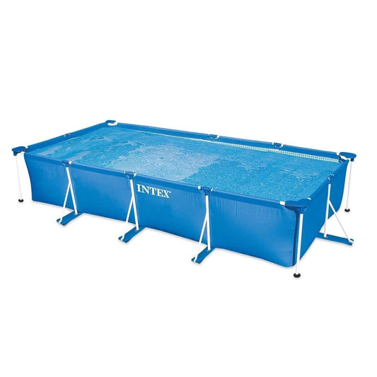 INTEX 28274 28273 4.5M X 2.2M X 0.84M Rectangular Frame Above Ground Family Use Swimming Pool Set - SAKLIC