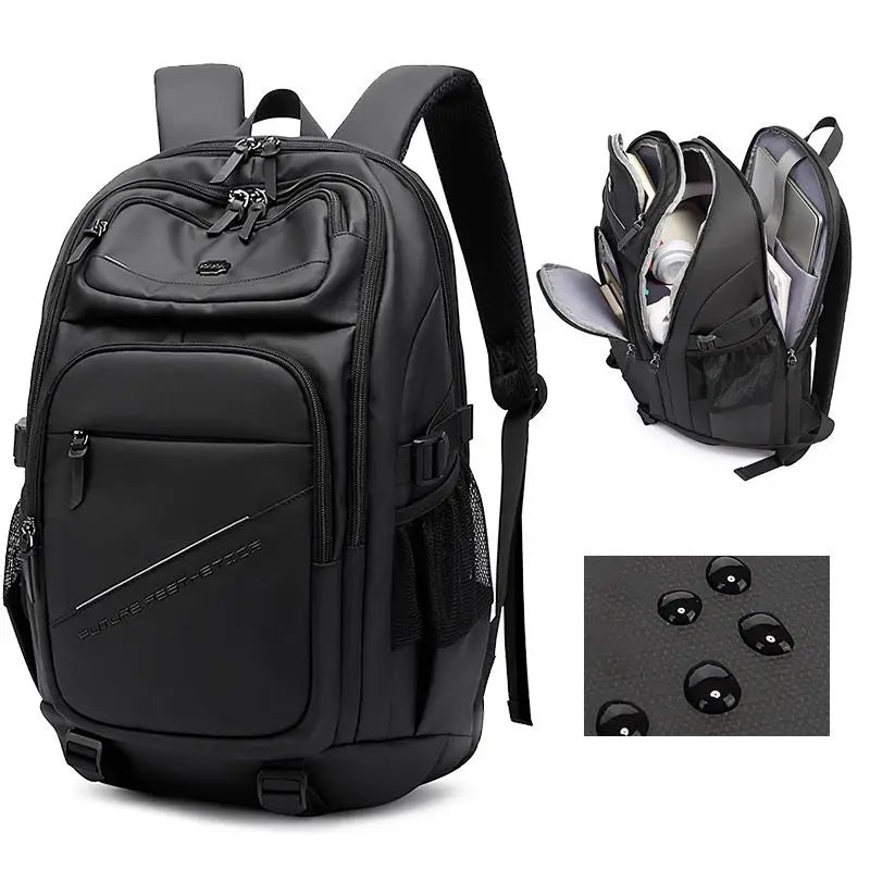 KAKA Men Backpack Anti - theft 15.6 Inch Multifunction Laptop Business Waterproof Backpack Outdoor Travel Bachion Bag Mochila - SAKLIC