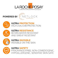 La Roche - Posay Sunscreen Lotion, Anthelios Ultra Fluid Face Sunscreen SPF 50+ Broad Spectrum, Non Greasy, Lightweight, Non - Comedogenic, Water Resistant, Fragrance Free, 50 ML - SAKLIC