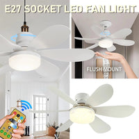 LED 30/40W Ceiling Fan Light E26/E27 Screw Head LED Fan Light Three Color Dimming For Living Room Study Home Use 85 - 265V - Tkbeel