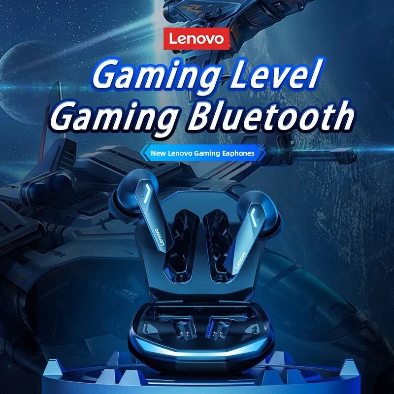 Lenovo GM2 Pro Bluetooth 5.3 Earphones Sports Headset Wireless In - Ear Gaming Low Latency Dual Mode Music Headphones New - SAKLIC