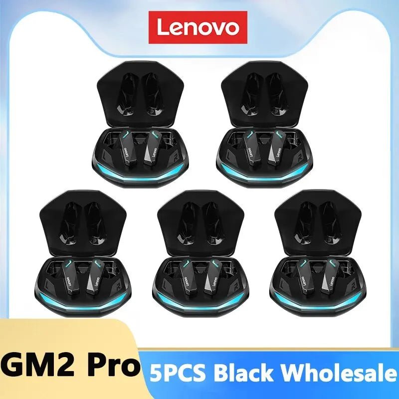 Lenovo GM2 Pro Bluetooth 5.3 Earphones Sports Headset Wireless In - Ear Gaming Low Latency Dual Mode Music Headphones New - SAKLIC