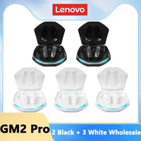 Lenovo GM2 Pro Bluetooth 5.3 Earphones Sports Headset Wireless In - Ear Gaming Low Latency Dual Mode Music Headphones New - SAKLIC