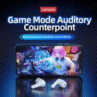 Lenovo GM2 Pro Bluetooth 5.3 Earphones Sports Headset Wireless In - Ear Gaming Low Latency Dual Mode Music Headphones New - SAKLIC