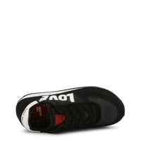 Love Moschino Black Suede Sneakers with Platform Heel - SAKLIC