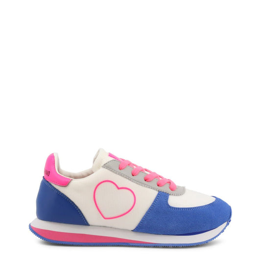 Love Moschino Blue Heart Sneakers - Stylish and Comfortable - SAKLIC