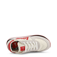 Love Moschino White Red Suede Sneakers - SAKLIC