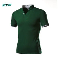 Men Cotton Polo Shirt Tops Fashion Brand Plus Size Short Sleeve Polo Shirt Homme - SAKLIC