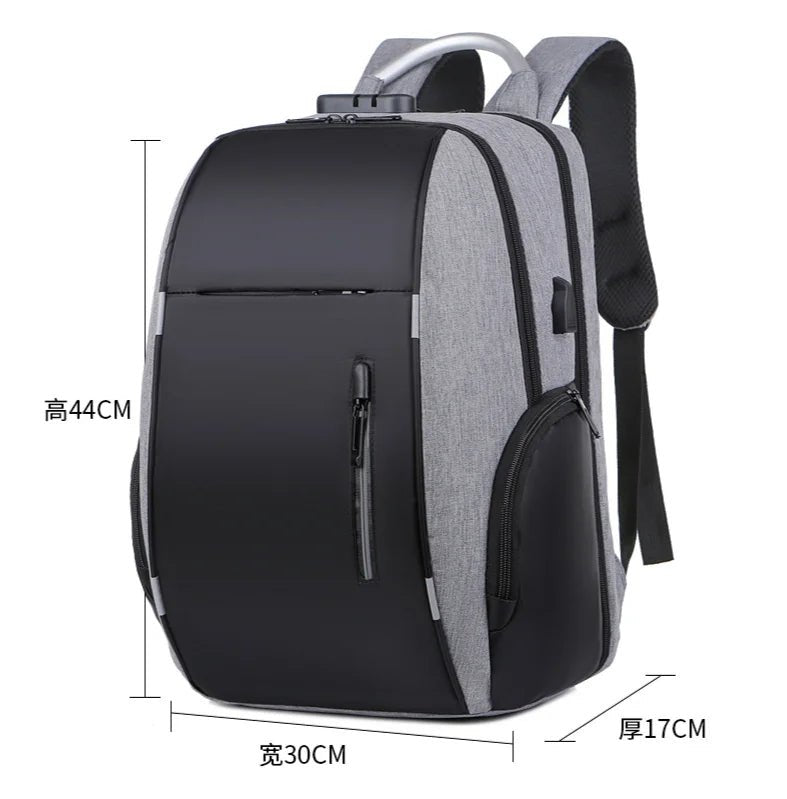 Men's Backpack High Quality Urban Man Back Packs Waterproof Laptop Backpack For Large Capacity Male Anti Theft USB Bag - SAKLIC