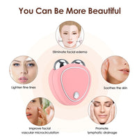 Micro Current Face Massage Beauty Instrument Mini Face Slimming Massager EMS Lifting Firming Facial Skin Diminish Fine Lines - SAKLIC