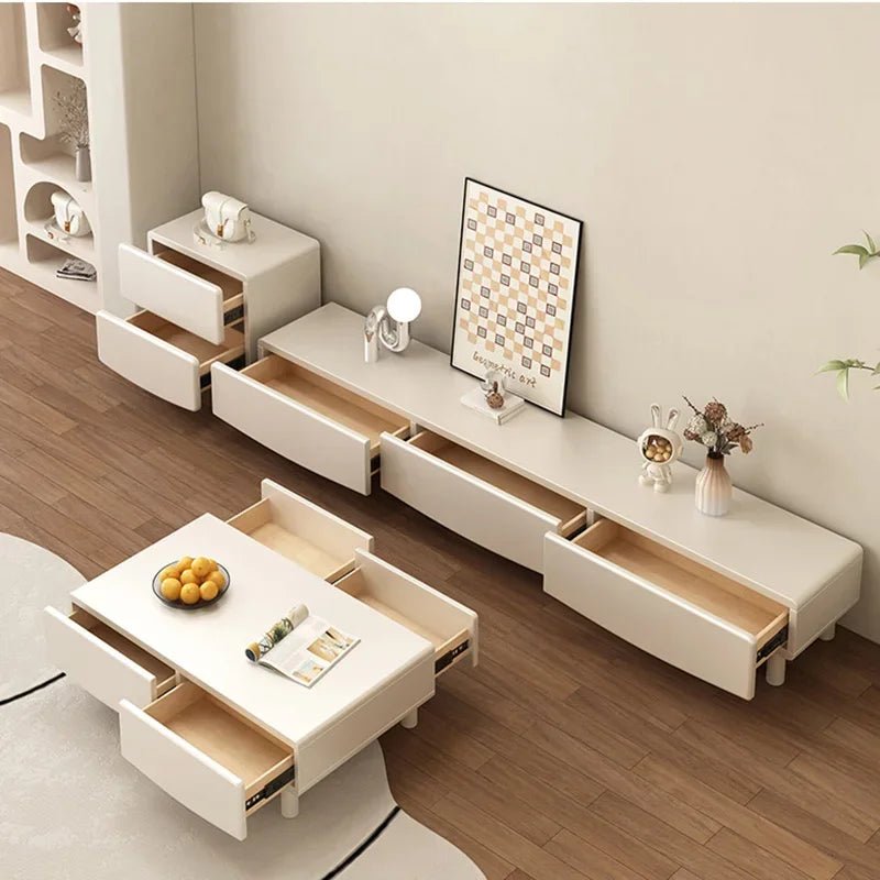 Modern Simple Tv Stand Cabinet Living Room Luxury Wood Tv Stand Cabinet Drawer Storage Mueble Para Tv Garden Furniture Sets - SAKLIC