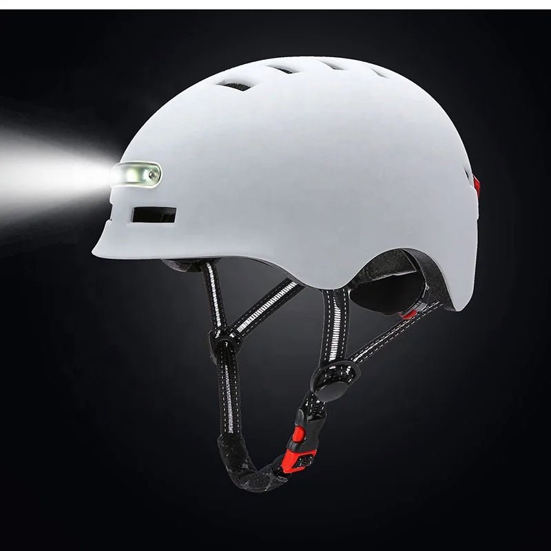 NEW Bicycle Helmet LED Light Rechargeable Intergrally - mold Cycling Helmet Safe Sport Mountain Road Bike Helmet For bike riding - SAKLIC