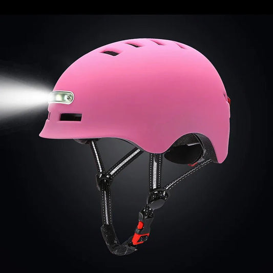 NEW Bicycle Helmet LED Light Rechargeable Intergrally - mold Cycling Helmet Safe Sport Mountain Road Bike Helmet For bike riding - SAKLIC